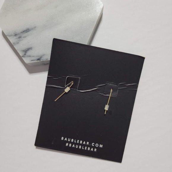 NWT Baublebar Farah Gold And Crystal Ear Crawlers - Picture 3 of 3